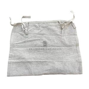 Brunello Cucinelli Linen Dust Bag Travel Storage Cover 12.5” X 10.5”